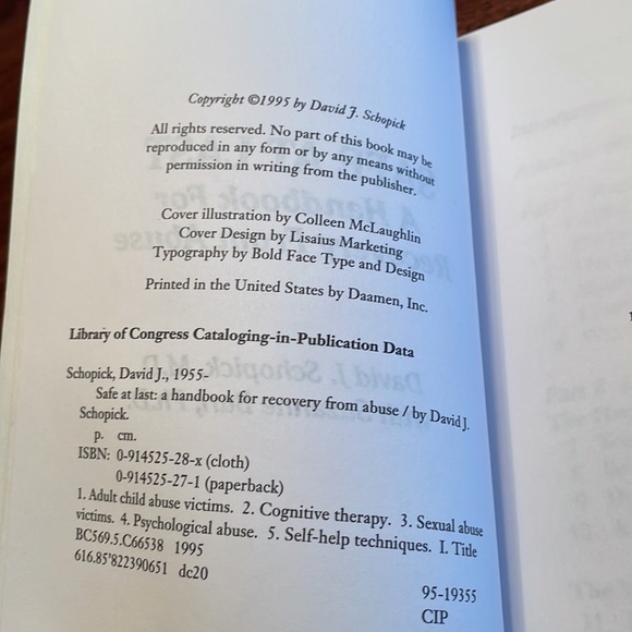 Safe at last handbook for recovery from abuse - Picture 7 of 10